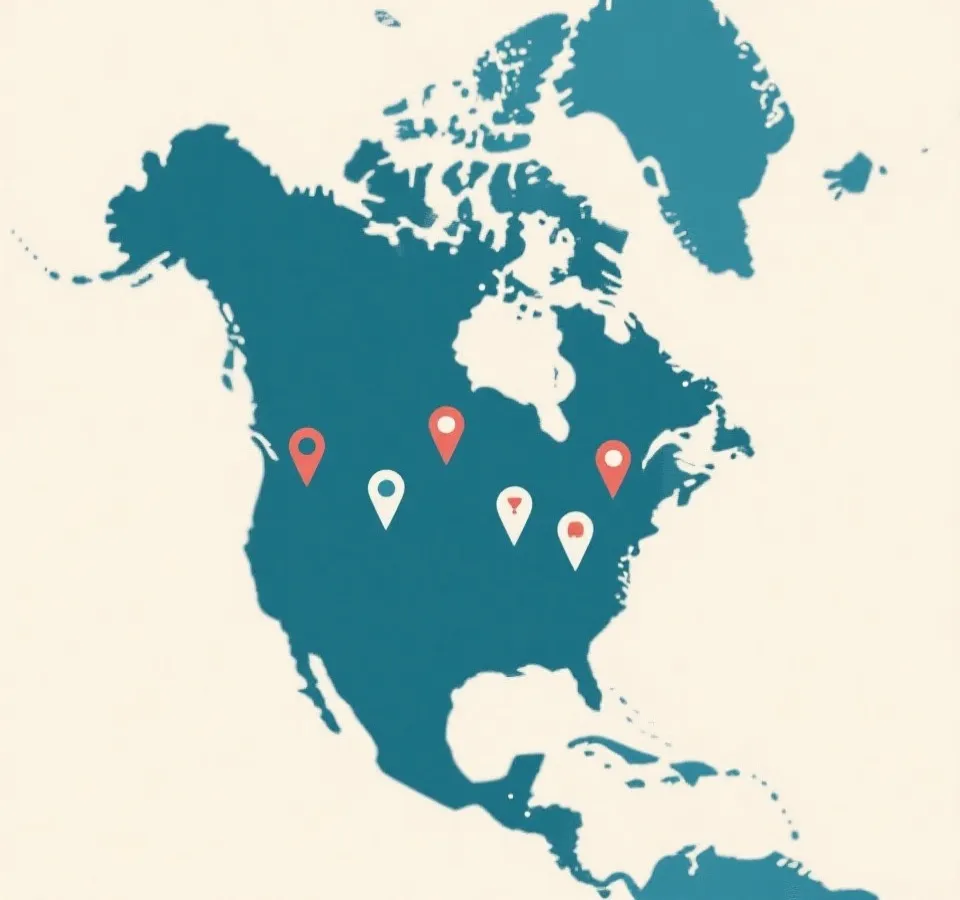 2026世界杯举办城市与场馆分布示意图